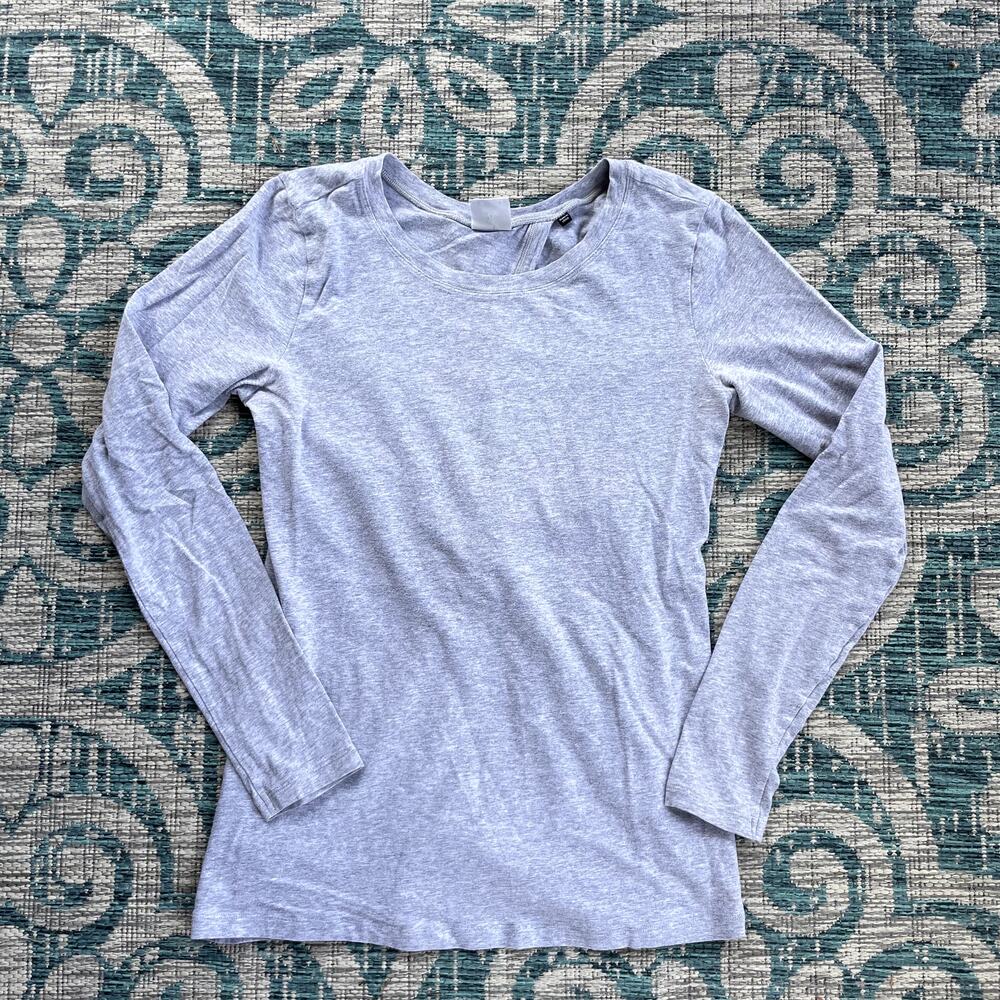 Cabi Grey Twist Turn‎ Back T-Shirt - Size M - Picture 2 of 8